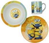Illumination Entertainment Set de Desayuno Minions, para Niño multicolor Vajilla One size