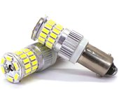 2 bombillas LED BAY9S, H21W 12-24V CANBUS blancas fuertes 700lm todoterreno