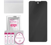 apgo Privacy Matte Hybrid protective glass compatible with Huawei P Smart 2021 NFC, flexible nano glass, great replacement for tempered glass, scratch