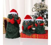 Árbol de Navidad giratorio con música Adornos navideños Regalos de Navidad Muñecas de regalo Muñecas eléctricas Small