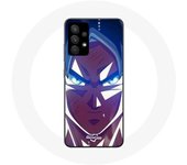 Coque pour Samsung Galaxy A13 4G / A13 4G Lite Dragon Ball Goku Visage énervé