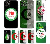 Funda de teléfono con la bandera nacional de Argelia para iPhone 5, 5s, 2020, SE, 6, 6s, 7, 8 Plus, X, 10, XR, XS, 11, 12, 13, Mini Pro MAX, carcasa trasera de TPU negra. iphone 5 5S SE 2016