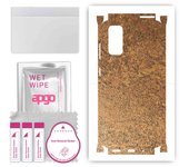 apgo Protective Skin Sticker for the back+sides compatible with Samsung Galaxy S20 Ultra 5G, Full Wrap Film, Foil, Vinyl - Pattern Rusty Copper