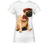 Goodie Two Sleeves Womens/Ladies Roses Are Grey T-Shirt L blanco
