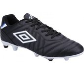 Botas de fútbol de cuero Umbro Speciali Liga para hombre 9 UK negro/blanco