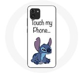 Coque pour Samsung Galaxy A03 Lilo et Stitch mignon Fond blanc