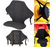 Asiento acolchado para barco de Kayak, bote de remos, cojín acolchado suave y antideslizante negro