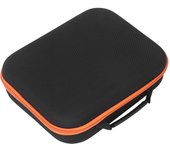 Kit de herramientas, caja de transporte portátil, taladro eléctrico, accesorios para destornilladores, bolsa Oxford para herramientas de trabajo exterior, bolsa de transporte 27*22*7cm negro/naranja