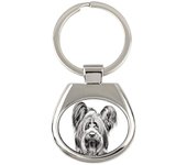 Silky Terrier - keychain with a dog, keychain with a print, personalized pendant from the Art-Dog brand plata