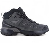 Salomon X ULTRA 360 LEATHER MID GTX - GORE-TEX - Herren Wanderschuhe Trekking Boots 475708 ORIGINAL EU 42 2/3 UK 8.5 gris