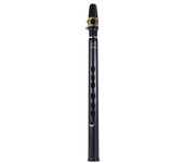 MinHiXing Pocket Bb Saxofón Saxo ABS con boquillas altas 10pcs Reed Carrying Bag Viento madera negro
