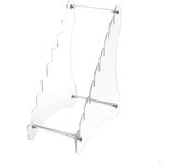 Soporte para cuchillos de mesa de acrílico, soporte para cuchillas, estante de almacenamiento de escritorio multiusos para clear 10cm