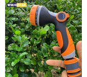 Pistola de agua de alta presión para riego de jardines, para plantas, hidrolimpiadoras portátiles, para lavado de coches, limpieza de suelos rojo