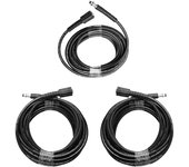 Manguera de lavado de autos de 6-15 m, 5800 PSI, manguera de extensión de limpieza, tubo rociador, manguera de lavado de autos de alta presión para lavadoras Karcher K2, K3, K4 y K5.