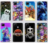 Funda transparente para Samsung A04 A14 A23 M33 M53 Realme 10 9 C35 C55 VIVO X80 Infinix Hot 30 Note 11 Tecno Spark 8P Pro F-93 Fortnite divertido Infinix Note 11 Pro jazmín