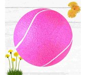 1 pelota de tenis rosa, pelota de tenis rosa, accesorios de interacción entre padres e hijos, juguetes para niños para deportes en el hogar
