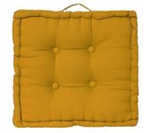 Coussin de sol 40 x 40 x 8 cm Atmosphéra - Ocre