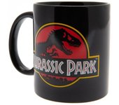 Taza Logotipo de Parque Jurásico One Size rojo/negro