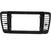 9 pulgadas 2 Din coche Radio Estéreo Fascia Dash Player adaptador de DVD marco Panel para Subaru Outback Legacy 2004-2009 9 inch with cable negro