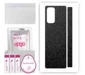 apgo Protective Skin Sticker for the back compatible with Xiaomi Mi Mix Fold, Wrap Film, Foil, Vinyl - Pattern Black Honeycomb