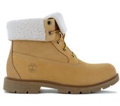 Timberland Botas de vellón Linden Woods WP - Botas de invierno para mujer forradas en piel color trigo ORIGINAL Shoes EU 37 US 6 marrón