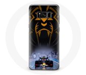 Coque pour Samsung Galaxy S8 plus Formule 1 Sebastian Vettel Pilote automobile F1 Noir