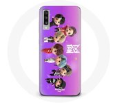 Coque pour Samsung Galaxy A70 BTS TinyTAN Animation Affiche RM Jin Suga J-Hope Jimin Jungkook Et V Mic Drop Danse