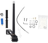 Bomba de alta presión de 4 etapas de acero inoxidable para inflar rifles de aire PCP de mano con estribo de 4500 psi