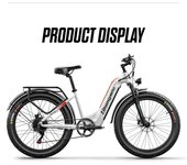 Bicicleta eléctrica Todo Terreno Bicicleta eléctrica de montaña Motor Bafang de 1000 W con batería SAMSUNG de 48 V 17,5 Ah Más de 60 millas Bicicleta eléctrica de Alcance Extra Largo Gris