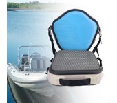 Asiento inflable para Kayak, cojín para barco, fácil de instalar, tabla de Paddle, respaldo para canoa