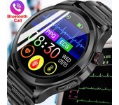 Reloj inteligente ECG + presión arterial PPG para hombre, rastreador deportivo, medidor, termómetro, relojes de salud, llamada Bluetooth, novedad de 2023