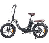 Bicicleta eléctrica plegable Fafrees F20 Pro, 250 W, 36 V, 18 Ah, batería de litio, 20 pulgadas, para montaña, para exteriores, para adultos negro