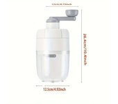 Trituradora de hielo manual para batidos, trituradora de hielo para granizo, trituradora de hielo rápida, máquina portátil para raspar hielo, para utensilios de cocina, licuadoras de hielo puro