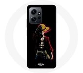 Funda Xiaomi Redmi Note 12 4G One Piece Manga Anime Luffy Fondo Negro - Maniacase
