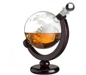 Decantador de velero con forma de globo de cristal grande, 850ml, regalo, vino blanco, whisky, botella de vino, soporte para decantador 850 ml