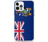 Funda iPhone - Multicolor - Drapeau Géorgie du Sud - Souple - Compatible iPhone 12 Pro