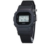 Casio Reloj para hombre G-Shock Digital Eco con correa de tela de cuarzo DW-5600BCE-1 200M negro