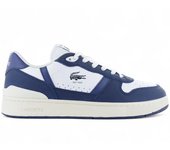 LACOSTE T-Clip Set 224 - Herren Sneakers Schuhe Leder Weiß-Blau 748SMA0042042 ORIGINAL EU 44.5 UK 10 azul