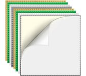Placas base autoadhesivas de 10 x 10 pulgadas que se despegan y se adhieren, compatibles con todas las marcas principales, juguetes de ladrillos para niños, regalo de bricolaje verde