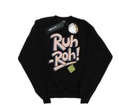 Scooby Doo Sudadera con placa de identificación de Ruh-Roh para hombre M blanco