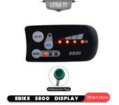 LED-S800 Pantalla Pantalla Pantalla Bicicleta eléctrica 36/48V