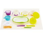 Juego de vajilla Combi Baby Label Step Up para niños de 5 meses en adelante