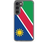 Coque Téléphone - Samsung - Galaxy S23 Ultra - Drapeau Namibie - Souple - Multicolore