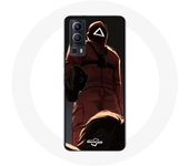 Coque Vivo Y72 Squid Game Soldat Rouge avec Masque Triangle