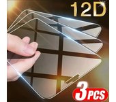 Funda de vidrio templado para iPhone, Protector de pantalla de cubierta completa, película de vidrio, 15, 14, 13, 11, 12 Pro Max, Mini, XS, Max, X, XR, 7, 8 Plus, SE2, 3 uds. iphone 11 puro