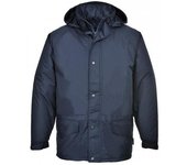 Portwest Chaqueta acolchada de invierno transpirable con forro polar Arbroath para hombre L azul oscuro