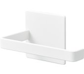 Yamazaki Jitsugyo - Portarrollos de papel higiénico magnético, color blanco, aprox.. Rodillo de papel para suministros para mascotas Tower Pet Supplies de 14 x 7,2 x 7,5 cm de ancho y fácil instalación 2111