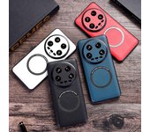Estuche de carga inalámbrica magnética Magsafe para Xiaomi 14 Ultra Mi 14 13T Pro 13 Lite 12T Pro 12S Pro 12 11 Funda de cuero PU de lujo For Xiaomi 14 Ultra negro
