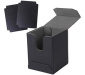 Estuche Bellevue Deck para cartas coleccionables, separador de cartas, funda magnética para Pokeka compatible (gris) gris