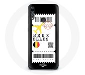 Coque pour Huawei p30 lite Billet d'avion Bruxelles Belgique